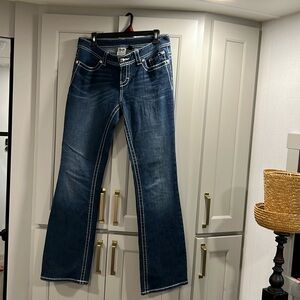 Harley Davidson Low Rise Bling Jeans 8T